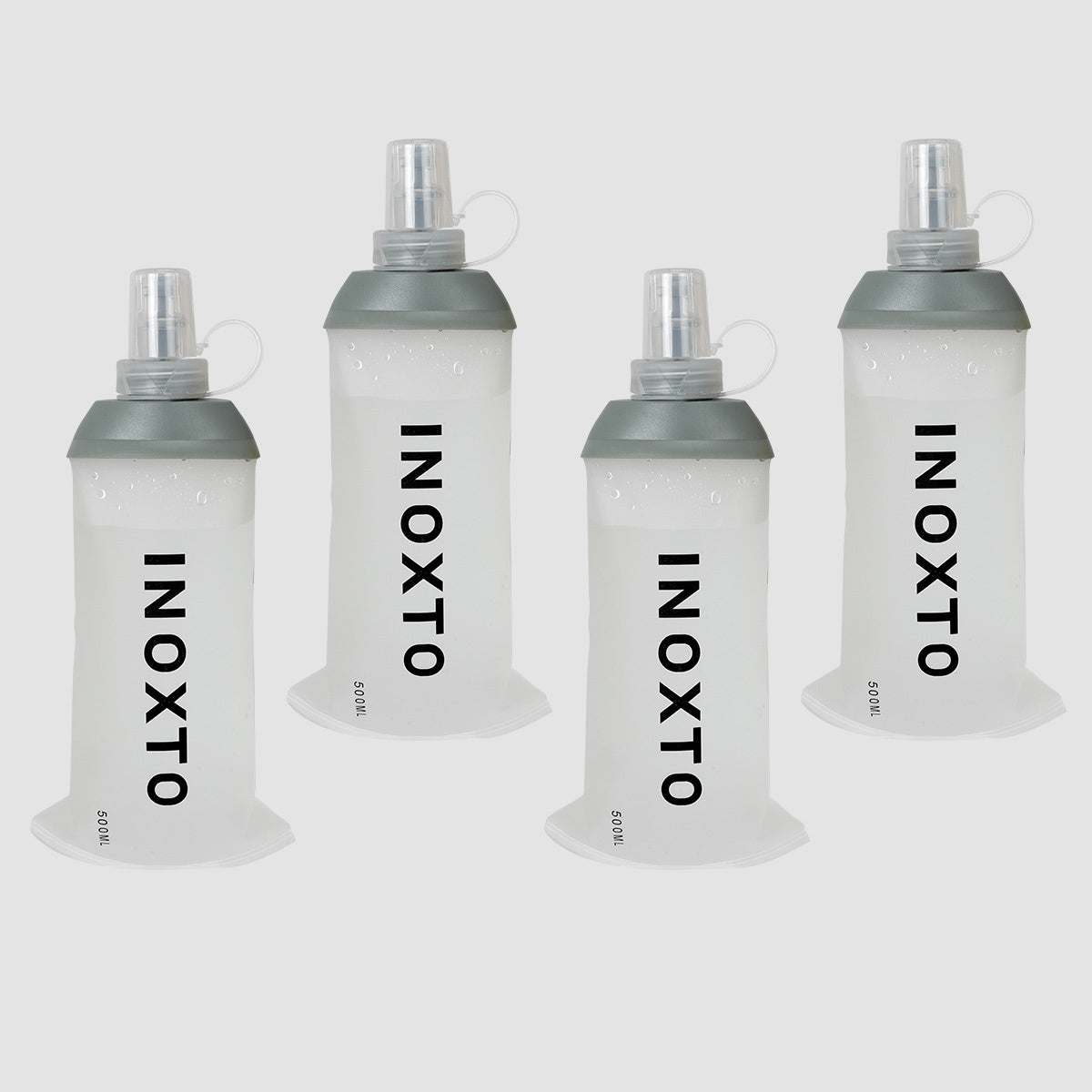 Soft Collapsible Soft Water Flask (250/450/500ml) 2 Counts