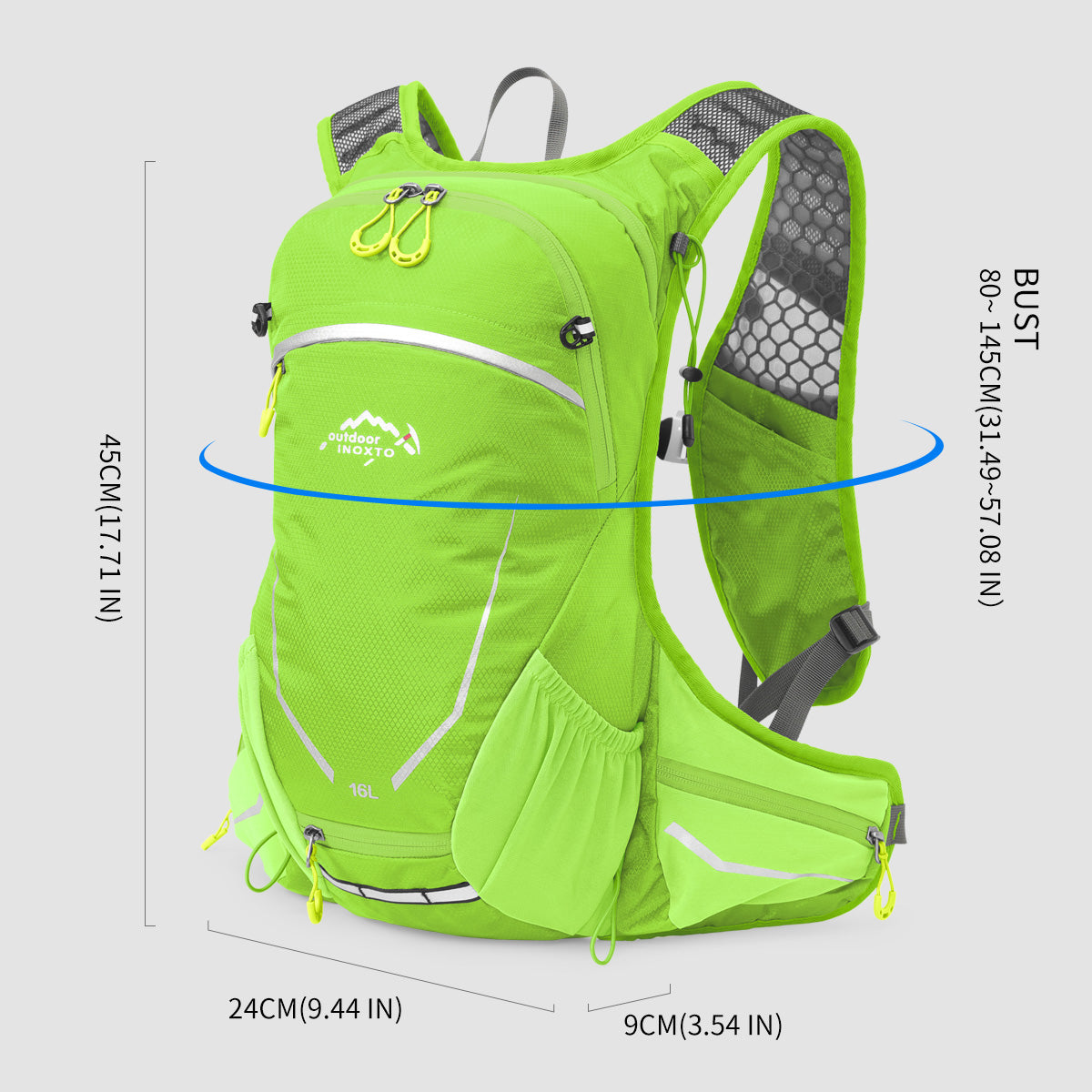 Leichter Trinkrucksack mit 2-Liter-Trinkblase